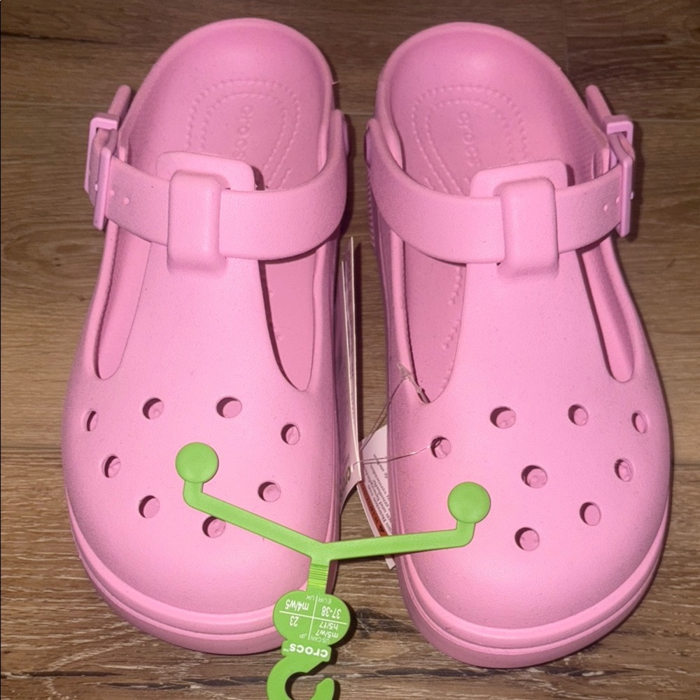 Brand new pink Maryjane CROCS